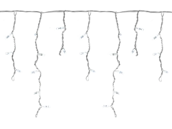 Hire White LED 5m x 50cm Icicle Lights 230v - Image 1