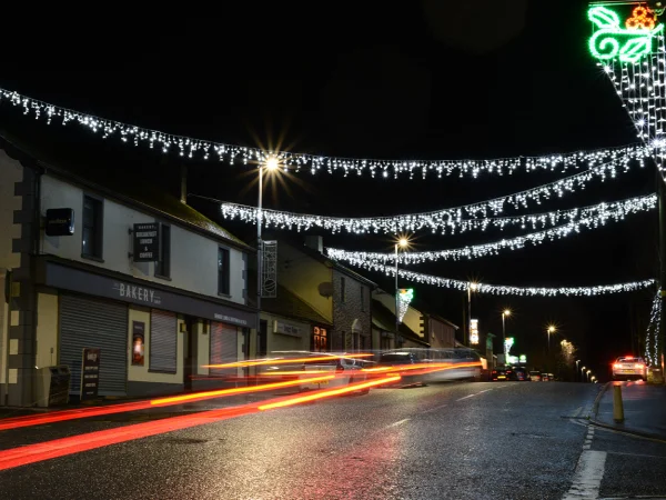 Hire White LED 5m x 50cm Icicle Lights 230v - Image 2