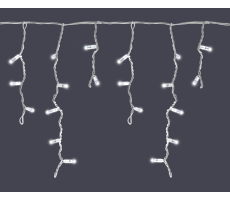 Hire White LED 5m x 50cm Icicle Lights 230v - Image 1