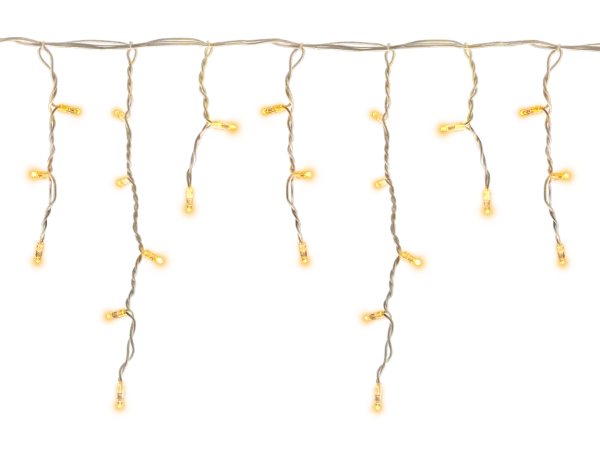 Hire Warm White LED 5m x 50cm Icicle Lights 230v - Image 1