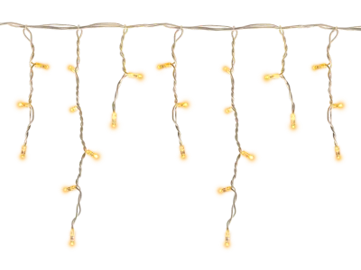 Hire Warm White LED 5m x 50cm Icicle Lights 230v - Image 1
