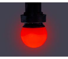 Hire Red LED B22 Lamp 230v - Image 1