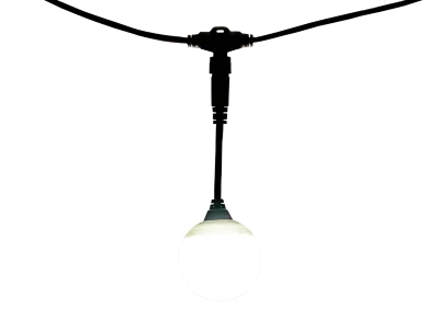 Hire White LED 10m x 8cm Moon Festoon 230v - Image 1