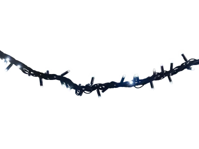 Hire White Flash LED 10m BOA Light String 230v - Image 1