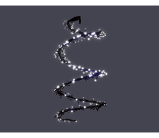 Hire White Flash LED 48cm x 1.8m Spiral BOA 230v - Image 1
