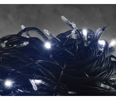 Hire White Flash LED 15m Light String 24v - Image 1