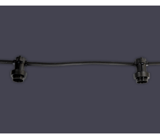 Hire 100m B22 Festoon with 200 Lamp Holders 230v - Image 1