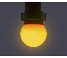 Hire Orange LED B22 Lamp 230v - Image 1