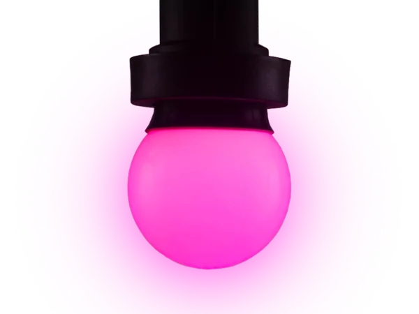 Hire Pink LED B22 Lamp 230v - Image 1