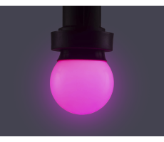 Hire Pink LED B22 Lamp 230v - Image 1