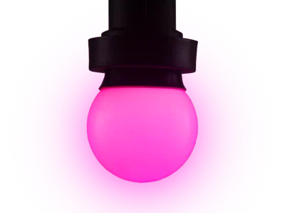 Hire Pink LED B22 Lamp 230v - Image 1