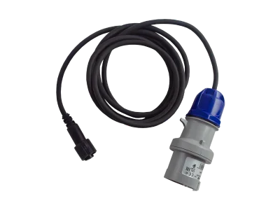 Hire 1.5m Power Lead with IP44 16A Plug 230v - Image 1