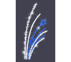 Hire 2.2m Fireworks & Stars - Image 1