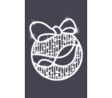 Hire 1.1m Bauble with Bow - Image 1