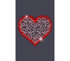 Hire 0.65m Aimée Heart - Image 1