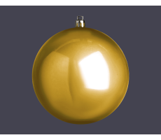 Hire 10cm Gold Shiny Bauble (pack of 144) - Image 1