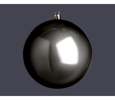 Hire 10cm Black Shiny Bauble (pack of 144) - Image 1