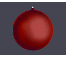 Hire 10cm Red Shiny Bauble (pack of 144) - Image 1
