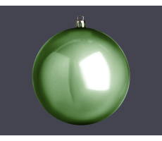 Hire 10cm Green Shiny Bauble (pack of 144) - Image 1