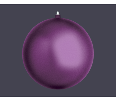 Hire 10cm Purple Matt Bauble (pack of 144) - Image 1