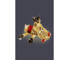 Hire 1.9m Laying Reindeer Seat - Image 1