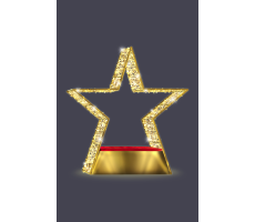 Hire 2.5m 3D Star Seat - Image 1