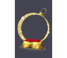 Hire 2.4m 3D Bauble Seat - Image 1