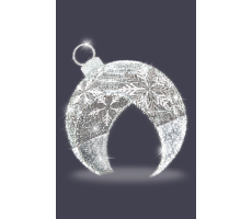 Hire 3.4m Walk-through Snowflake Bauble - Image 1