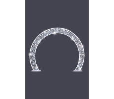 Hire 3.5m Circle Arch - Image 1