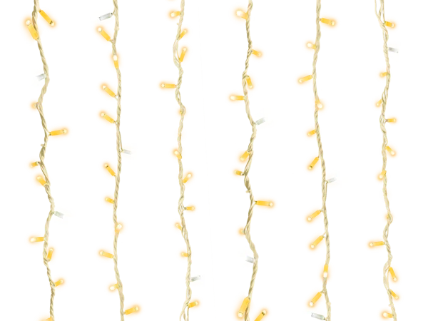 Hire Warm White Flash LED 2m x 3m Light Curtain 230v - Image 1