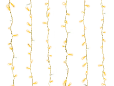 Hire Warm White Flash LED 2m x 3m Light Curtain 230v - Image 1