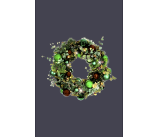 Hire 1m Nature Decorated Wreath (MOQ x10) - Image 1