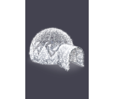 Hire 1.66m Geometric Igloo - Image 1