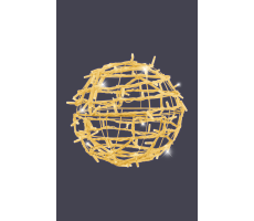 Hire 0.4m Saturn Sphere - Image 1