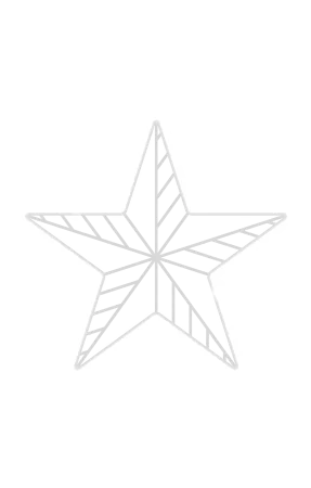 Hire 1m White Star - Image 1