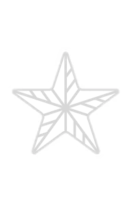 Hire 50cm White Star - Image 1