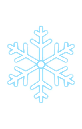 Hire 0.62m Snowflake - Image 1