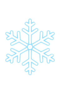 Hire 0.62m Snowflake - Image 1