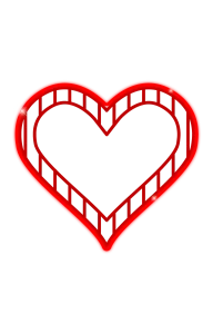 Hire 0.6m Heart - Image 1