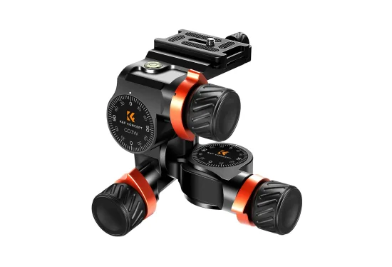 Rent K&F Concept 3-Way Geared Tripod Head - Image 1