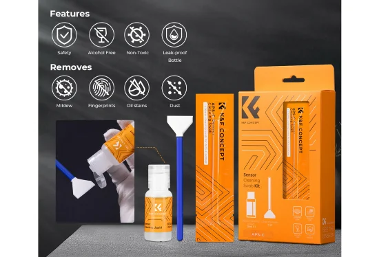 Rent K&F Concept 16mm APS-C Sensor Cleaning Kit - Image 2