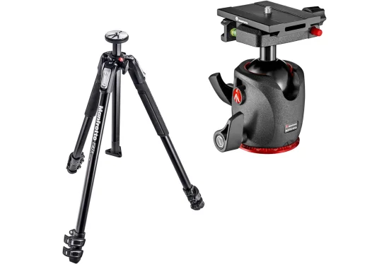 Rent Manfrotto MT190X3 Aluminum Tripod with XPRO Magnesium Ball Head - Image 1