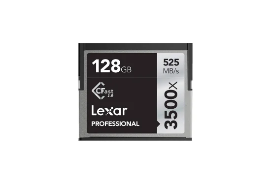 Rent Lexar 128GB Professional 3500X 525MB/s CFast 2.0 - Image 1