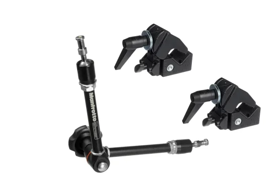 Rent Manfrotto 244 Variable Friction Magic Arm with Super Clamps - Image 1