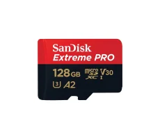 Rent SanDisk 128GB Extreme PRO microSD UHS-I Memory Card (C10, U3, V30, A2) - Image 1