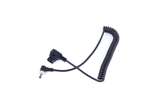 Rent Coiled D-Tap to Locking DC Barrel Power Cable for Atomos Monitors - Image 1