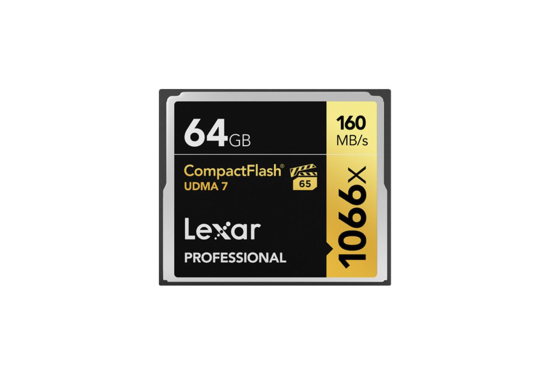 Rent Lexar Professional 1066x 64GB CompactFlash Card - Image 1