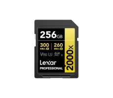 Rent Lexar Professional 256GB SDXC UHS-II Memory Card - C10, U3, V90 - Image 1