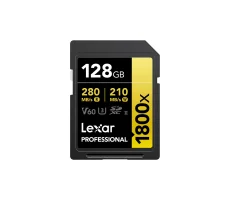 Rent Lexar 128GB Professional 1800x UHS-II SDXC Memory Card - Image 1