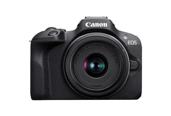 Rent Canon EOS R100 with RF-S 18-45mm f/4.5-6.3 IS STM Lens Kit - Image 1
